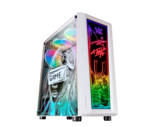 [35505] CAJA SEMITORRE ATX MCART BLANCO MARS GAMING