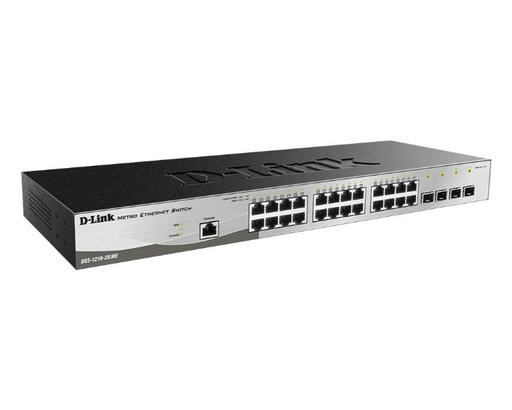 [35443] D-LINK SWITCH 28 PUERTOS 10/100/1Gbit METRO ETHERNET +4 Gbit. SFP