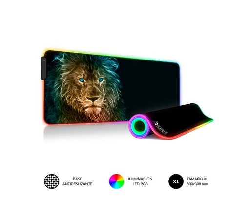 [35440] ALFOMBRILLA/TAPETE LEON XL RGB SUBBLIM