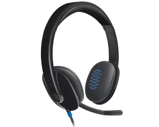 [34662] AURICULAR + MICROFONO H540 SUPRESION DE RUIDO NEGRO LOGITECH