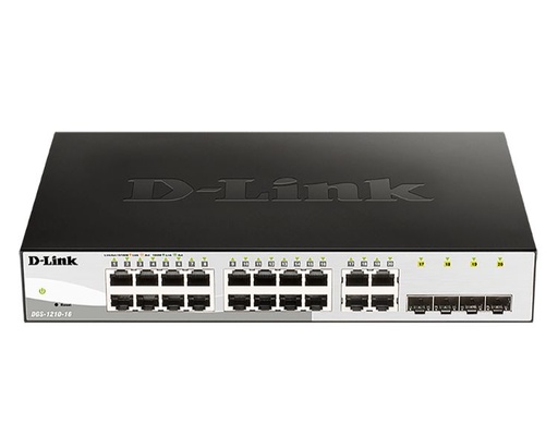 [34575] D-LINK SWITCH 16 PUERTOS 10/100/1Gbit + 4 Combo SFP