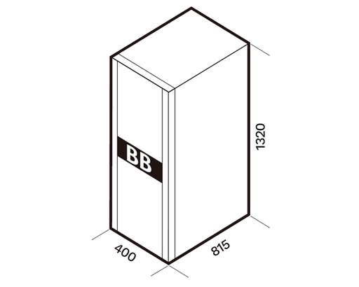 [34424] RIELLO ARMARIO BATERIAS BB1320480T2