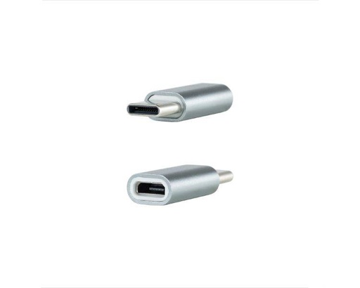 [34388] ADAPTADOR USB-C A MICROUSB, USB-C/M-MICRO B/H GRIS NANOCABLE