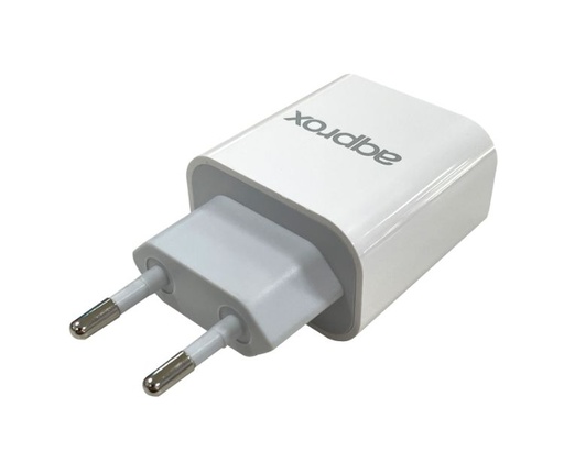 [34367] CARGADOR USB DE VIAJE/PARED 3.0A TYPE-C BLANCO APPROX