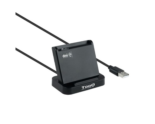 [33893] LECTOR EXTERNO DNIe USB 2.0 NEGRO TOOQ