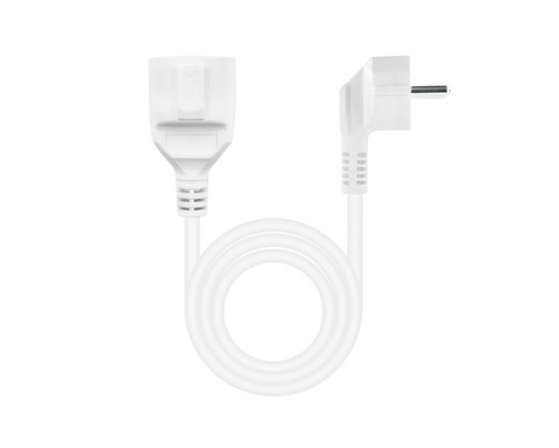 [33881] CABLE ALIMENTACION ALARGADOR SCHUKO 10 M BLANCO NANOCABLE