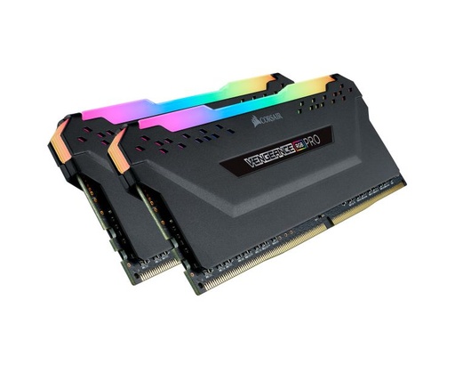 [33786] DDR4 16 GB(2X8KIT) 3600 VENGEANCE RGB PRO BLACK CORSAIR