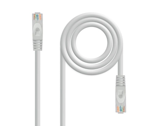 [33488] CABLE DE RED LATIGUILLO RJ45 UTP CAT6A AWG24 LSZH 1.5 M GRIS NANOCABLE