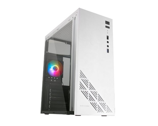 [33166] CAJA SEMITORRE ATX MC100 BLANCO MARS GAMING