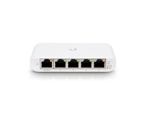 [33161] UBIQUITI UNIFI SWITCH 5 PUERTOS USW-FLEX-MINI GIGABIT PoE