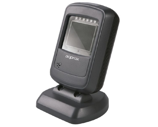 [32732] LECTOR CODIGO BARRAS SOBREMESA 2D NEGRO APPROX