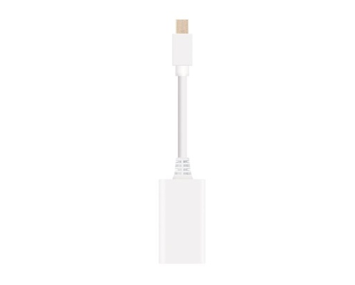 [31995] CONVERSOR MINI DISPLAYPORT A HDMI 15 CM BLANCO NANOCABLE