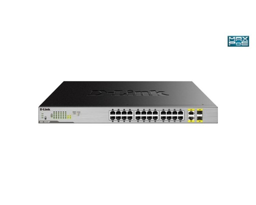 [31540] D-LINK SWITCH 24 PUERTOS 10/100/1Gbit RACK PoE