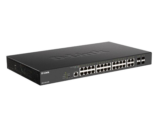 [31500] D-LINK SWITCH 24 PUERTOS 10/100/1Gbit w/4 Combo 1000BaseT/SFP PoE