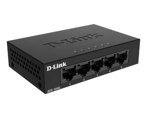 [31495] D-LINK SWITCH 5 PUERTOS 10/100/1Gbit METALICO