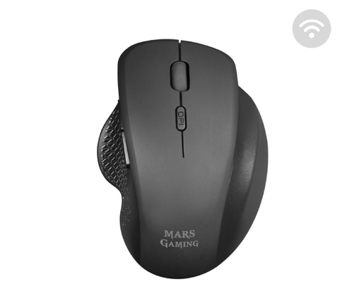 [31194] RATON OPTICO WIRELESS MMWERGO NEGRO MARS GAMING