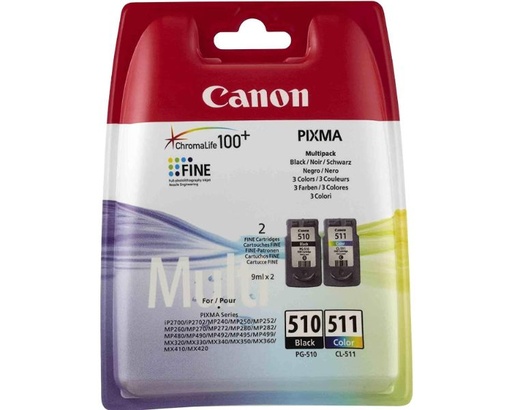 [30981] CARTUCHO CANON PG510 + CL511