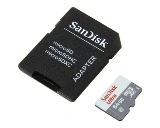 [30977] MICRO SD 64 GB 1 ADAP. CLASS 10 SANDISK