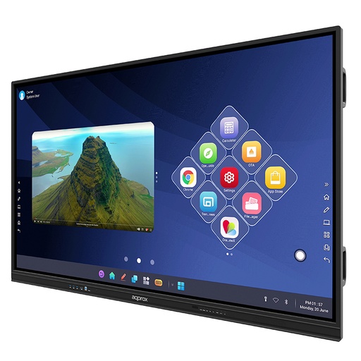 [30808] PANTALLA INTERACTIVA TACTIL ANDROID 4K 75" APPROX