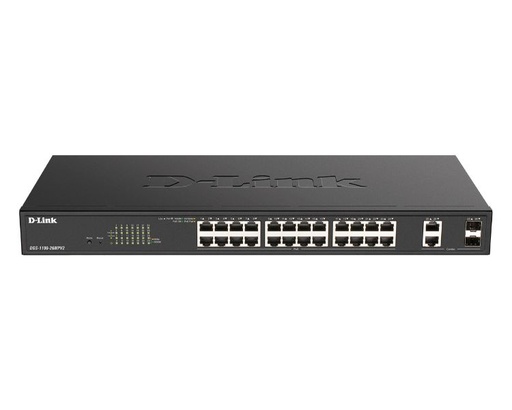 [30702] D-LINK SWITCH 26 PUERTOS 10/100/1Gbit PoE MAX POWER + 2 SFP