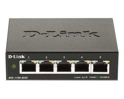 [30699] D-LINK SWITCH 5 PUERTOS 10/100/1Gbit EASYSMART