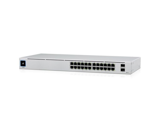 [30513] UBIQUITI UNIFI SWITCH 24 PUERTOS USW-24-POE RACK PoE