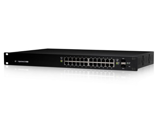 [30467] UBIQUITI EDGE SWITCH 24 PUERTOS ES24-250W RACK PoE+