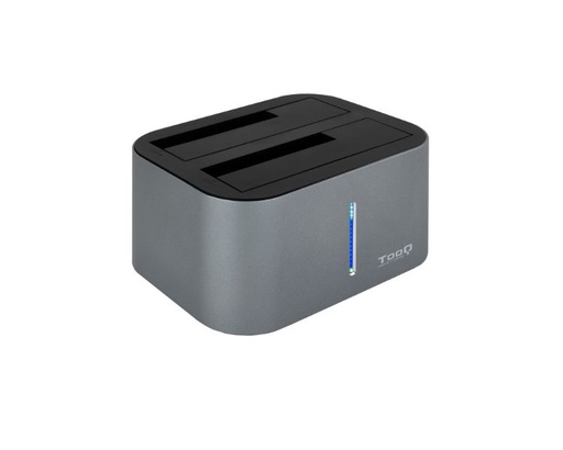 [30400] DUPLICADOR/DOCKING STATION 2X 2.5/3.5 SATA USB3.0/3.1 NEGRO TOOQ