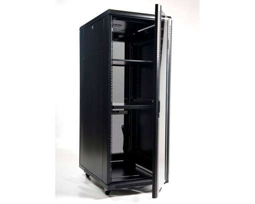 [30353] ARMARIO DE SUELO RACK 19´´ 42U 600x800 PUERTA DE CRISTAL