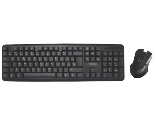 [29905] TECLADO + RATON OPTICO MX230 NEGRO APPROX