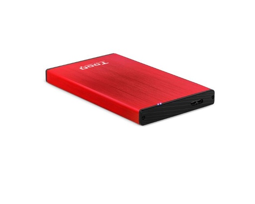 [29279] CAJA EXTERNA USB 2.5'' SATA 3.0 ROJO TOOQ