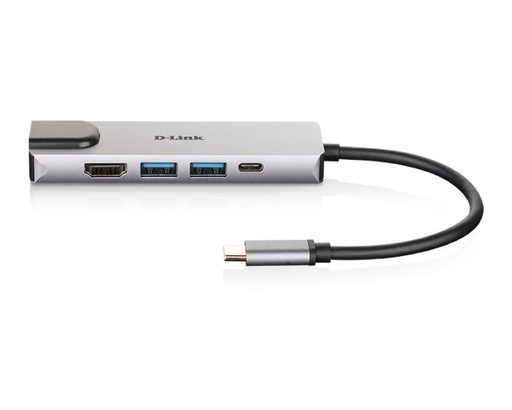 [29120] D-LINK DOCKING STATION USB-C 5 EN 1 CON HDMI/ETHERNET/SUMINISTRO ELECTRICO