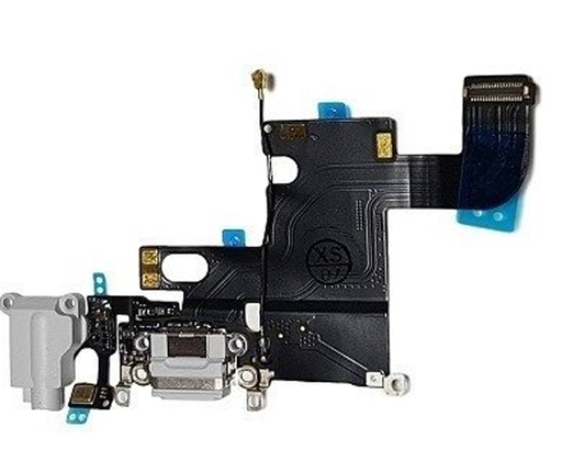 [28262] REPUESTO FLEX CONECTOR DE CARGA SILVER IPHONE 6