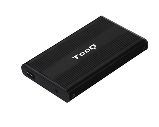 [27589] CAJA EXTERNA USB 2.5'' SATA 2.0 NEGRO TOOQ