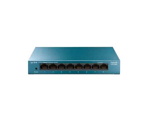[27469] TP-LINK LITEWAVE SWITCH 8 PUERTOS 10/100/1Gbit METALICO