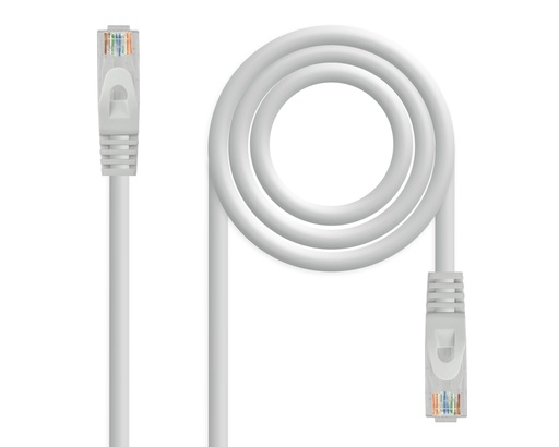 [26918] CABLE DE RED LATIGUILLO RJ45 UTP CAT6A AWG24 10 M GRIS NANOCABLE