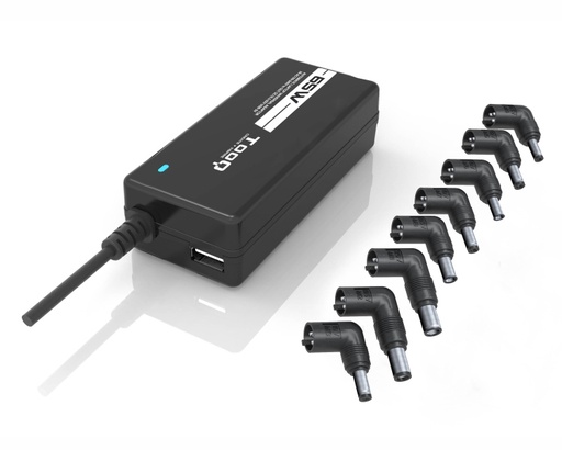 [26466] CARGADOR AUTOMATICO 1XUSB 65W NEGRO TOOQ