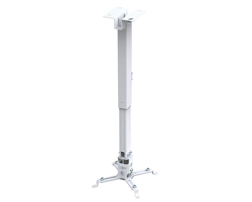 [26458] SOPORTE TECHO VIDEO-PROYECTOR GIRO/INCLINABLE BLANCO TOOQ