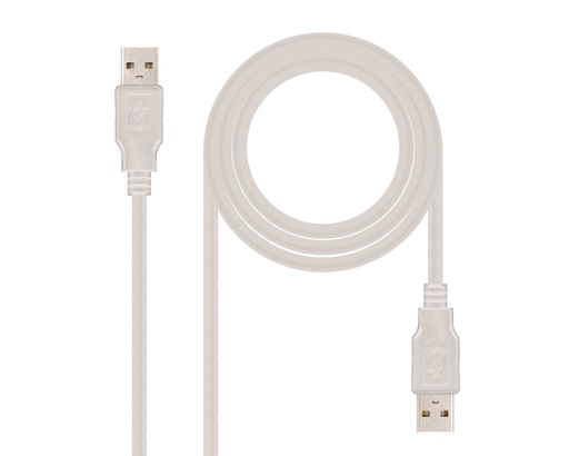 [26435] CABLE EXTENSION USB 2.0 TIPO A/M-A/M 1.0 M NANOCABLE