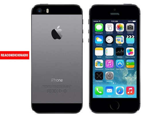 [26261] APPLE iPHONE 5S 16 GB SPACE GREY REACONDICIONADO GRADO A