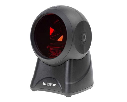 [25698] LECTOR CODIGO BARRAS SOBREMESA ONMIDIRECCIONAL NEGRO APPROX