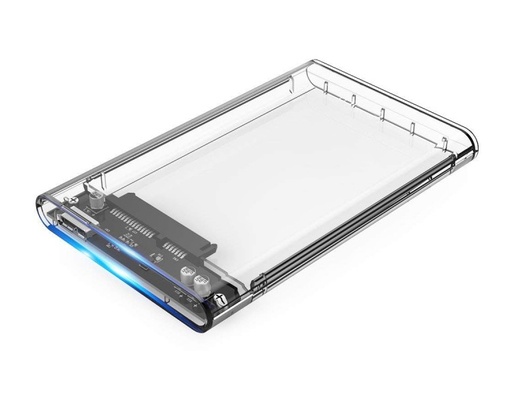 [25671] CAJA EXTERNA HDD 2.5'' USB3.0 SCT-2533 TRANSPARENTE COOLBOX