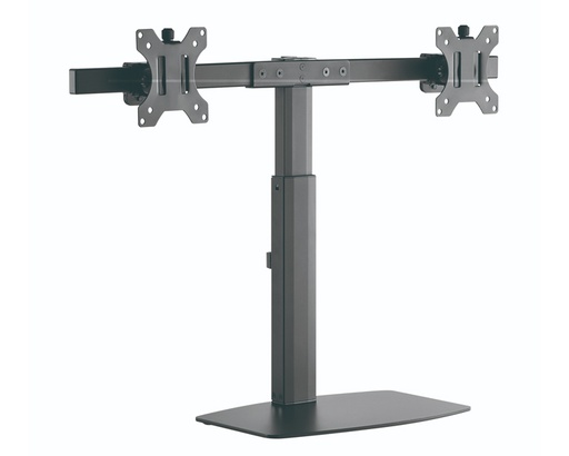 [25118] SOPORTE MESA 2 MONITORES 17''-27'' NEGRO TOOQ