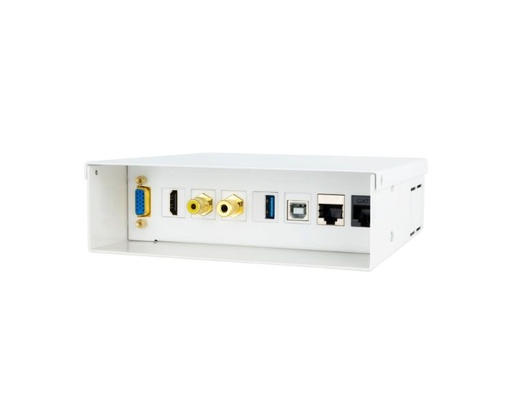 [24588] CAJA CONEXION MULTIMEDIA BLANCO NANOCABLE