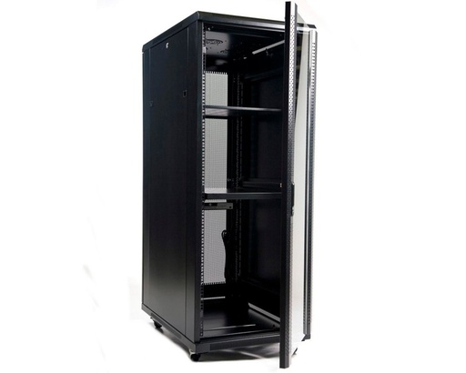 [24107] ARMARIO DE SUELO RACK 19´´ 42U 600x1000 PUERTA PERFORADA