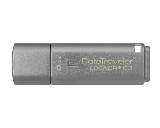 [23036] USB DISK 8 GB DATATRAVELER LOCKER+ G3 USB 3.0 KINGSTON