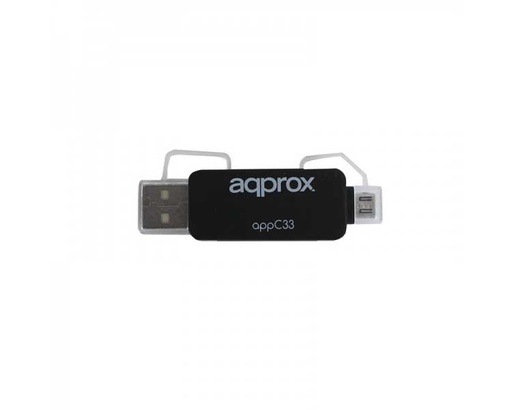 [22073] ADAPTADOR MICRO SD/SD/MMC  A USB/MICRO USB APPROX