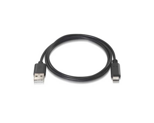 [21999] CABLE USB 2.0 3A TIPO USB-C/M- A/M 0.5 M NEGRO NANOCABLE