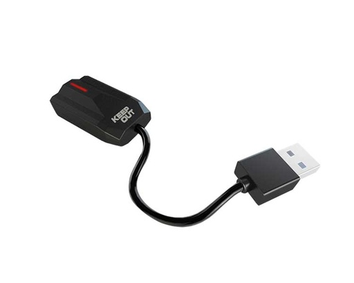 [21070] TARJETA SONIDO GAMING 7.1 USB KEEPOUT