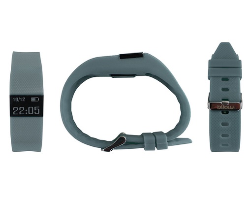 [20209] PULSERA SMART GRIS + PULSOMETRO BILLOW